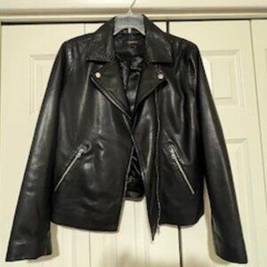 Quince Leather Bomber Jacket